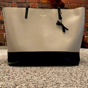 Kate Spade Large Tote - Beige and Black
